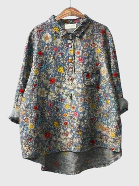 Valeria™ - Blusa con stampa floreale