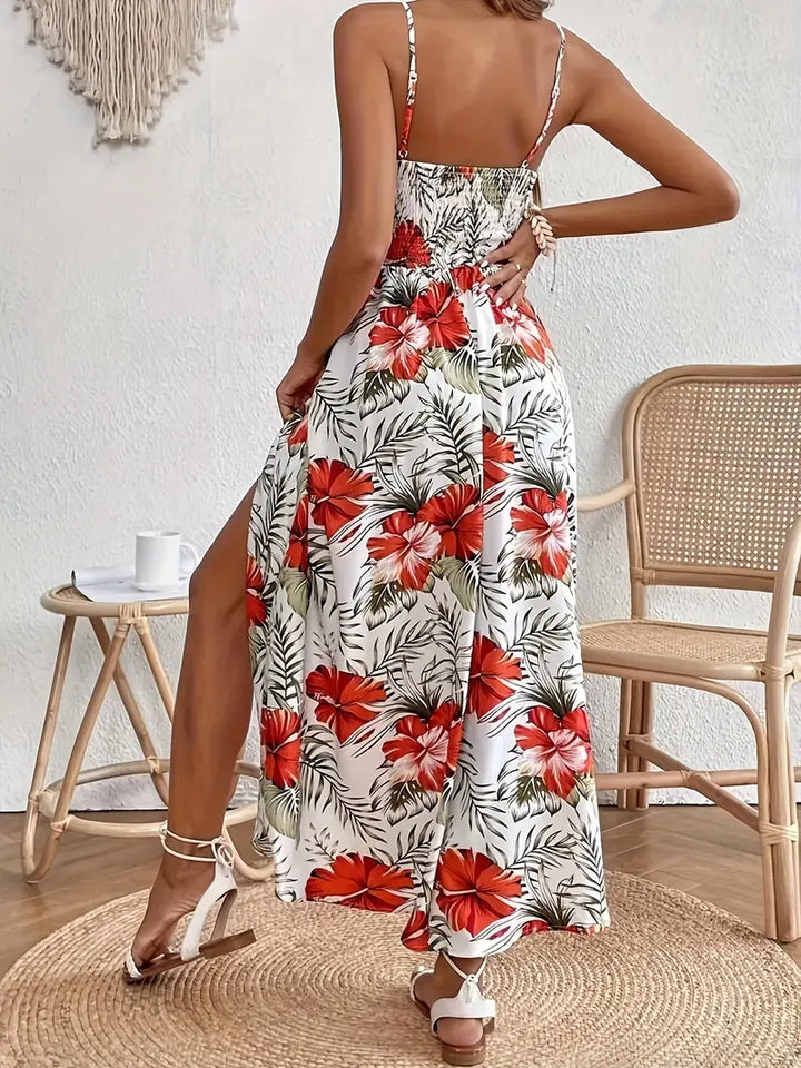 Ingrid | Vestido de Verão com Estampa Floral