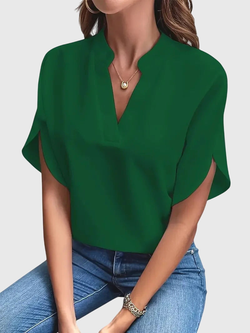 Beatrix™ | Měkká a elegantní košile s výstřihem do V
