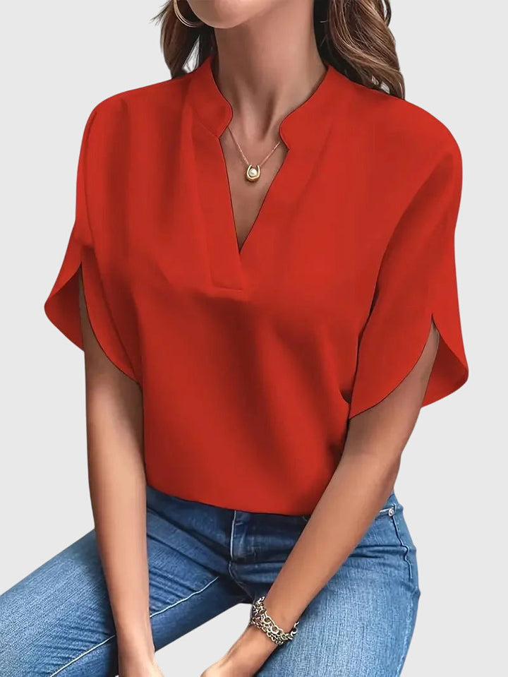 Beatrix™ | Měkká a elegantní košile s výstřihem do V
