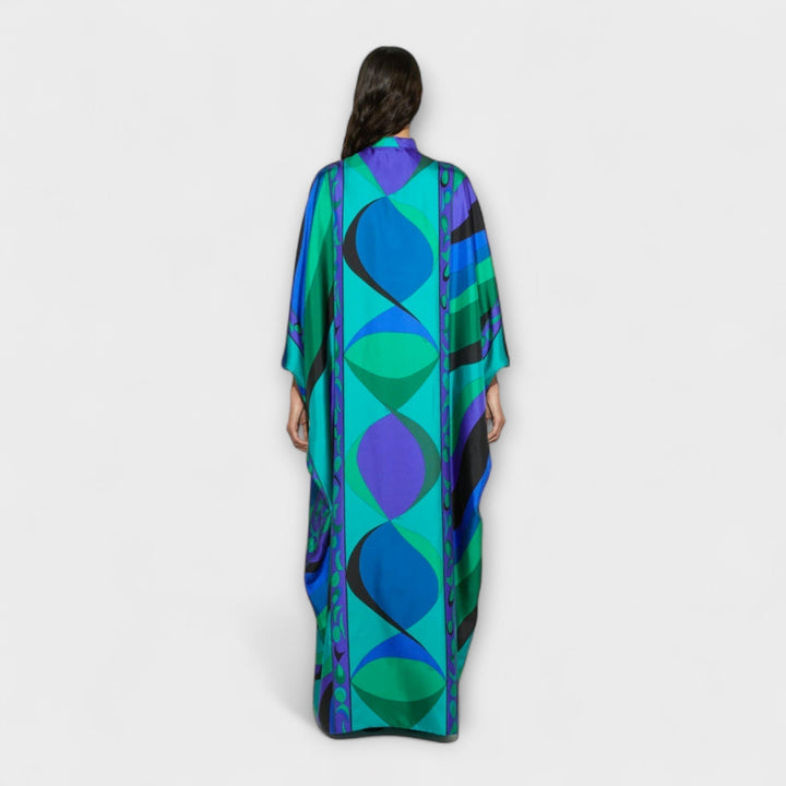 Harper - Živé psychedelické kaftanové šaty