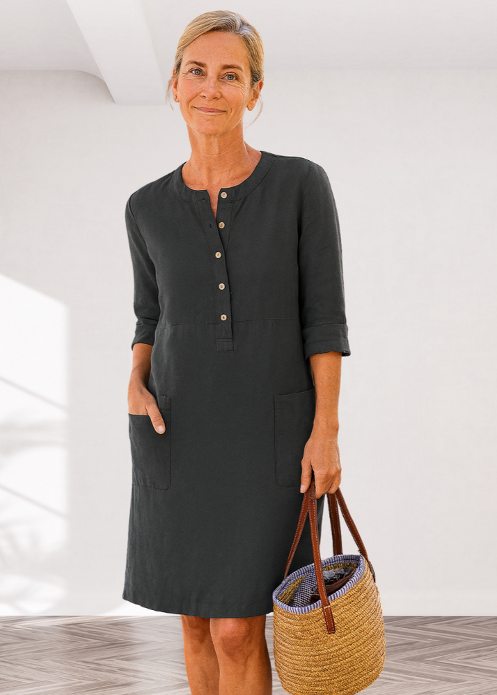 Waverly™ | Vestido Clássico para o Dia a Dia
