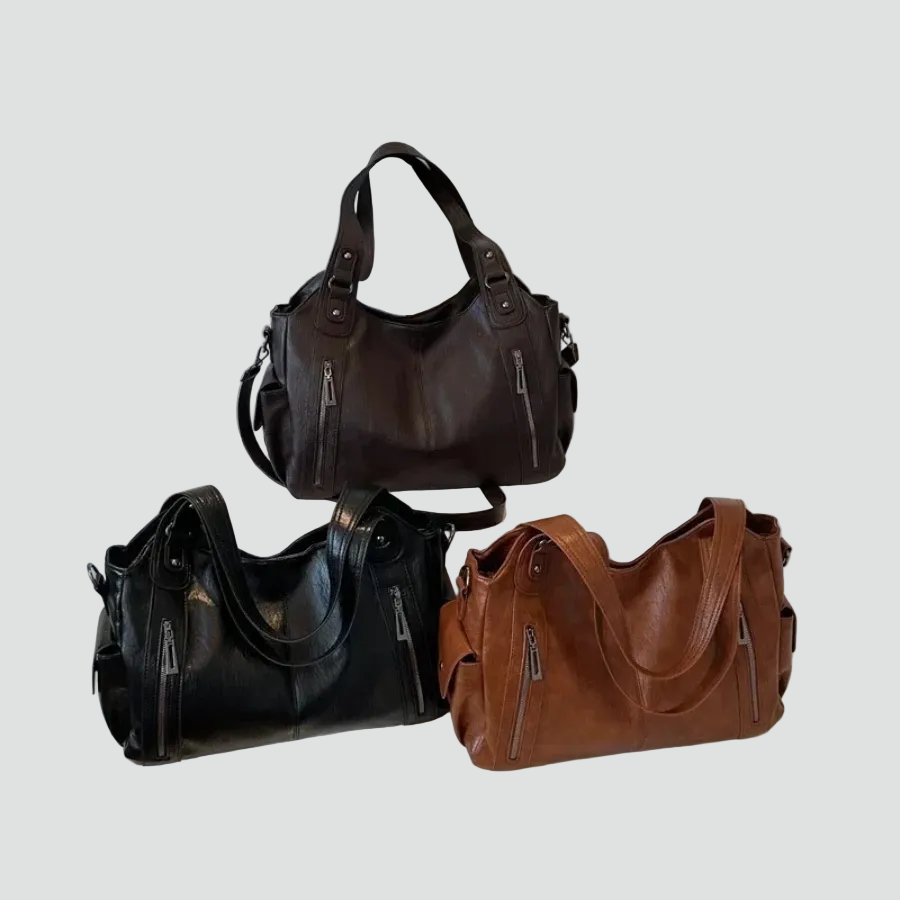Celine | Polished Shoulder Bag with Spacious Interior and Leather-Look Finish