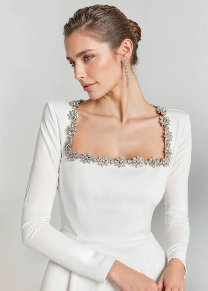 Willow™ | Vestido Mini de Veludo