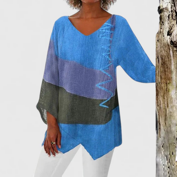 Elysia | Sophisticated V-Neck Tunic