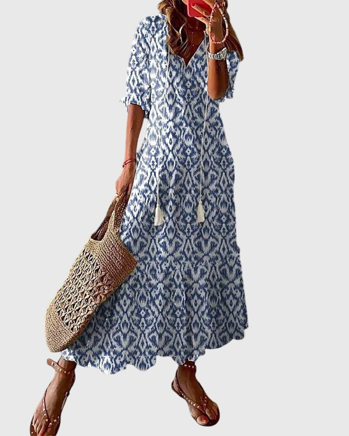 Amalia™ | Vestido Vintage Boho de Verão