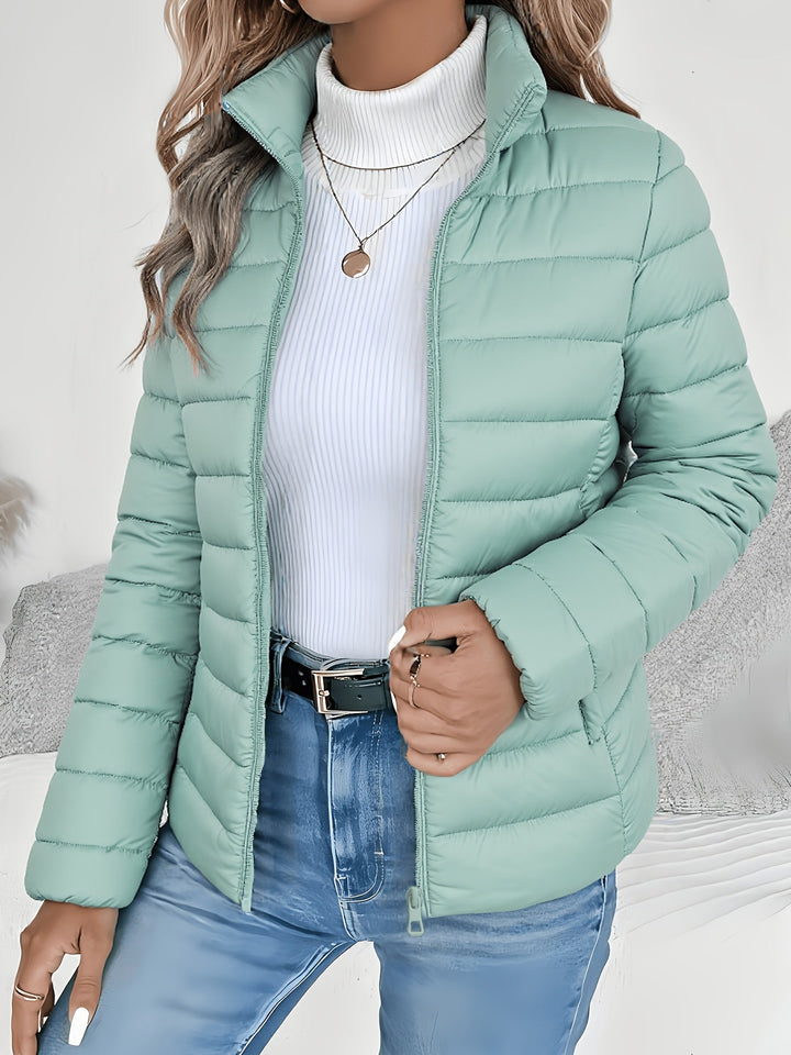 Marisela | Airy Stand-Collar Puffer Jacket with Lightweight Padding and Slim Fit