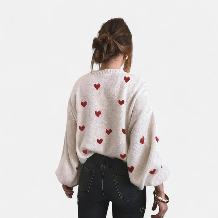 Isla Hearts Wollpullover