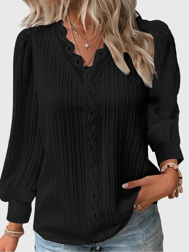 Andrea™ | Eleganter Pullover-Bluse