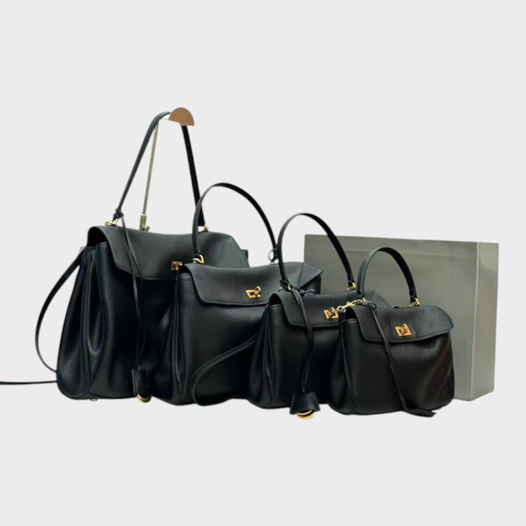 Amandine | Bolsa de ombro com estrutura suave, aba magnética e alça ajustável