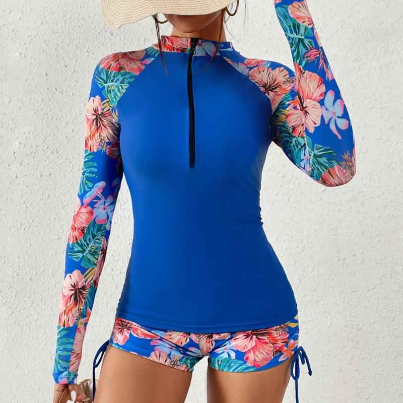 Elegantní tankini set s dlouhým rukávem pro stylové plavky