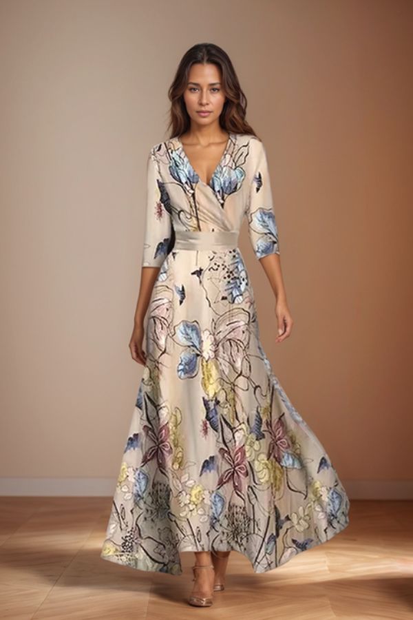 Isabella | Vestido floral de elegancia atemporal
