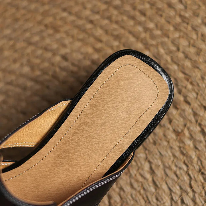 Mule Andie in pelle vera