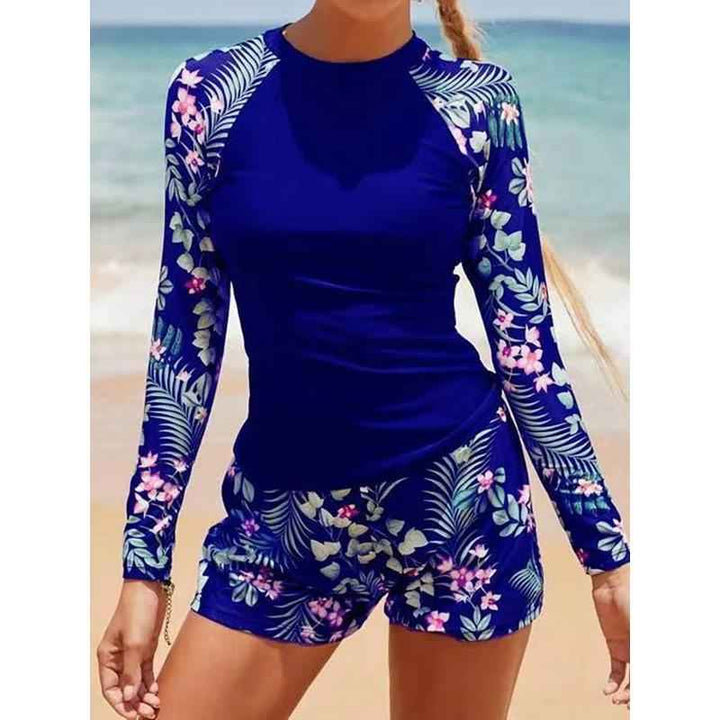 Maiô Surf Dois Peças Noa de Manga Longa – Proteção Solar, Flexível, Pronto para Ondas