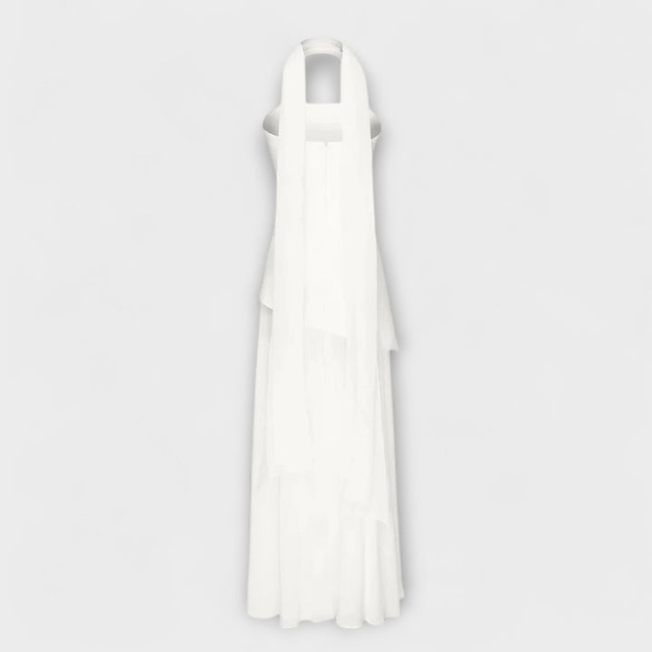 Goldie - Vestido maxi de gasa