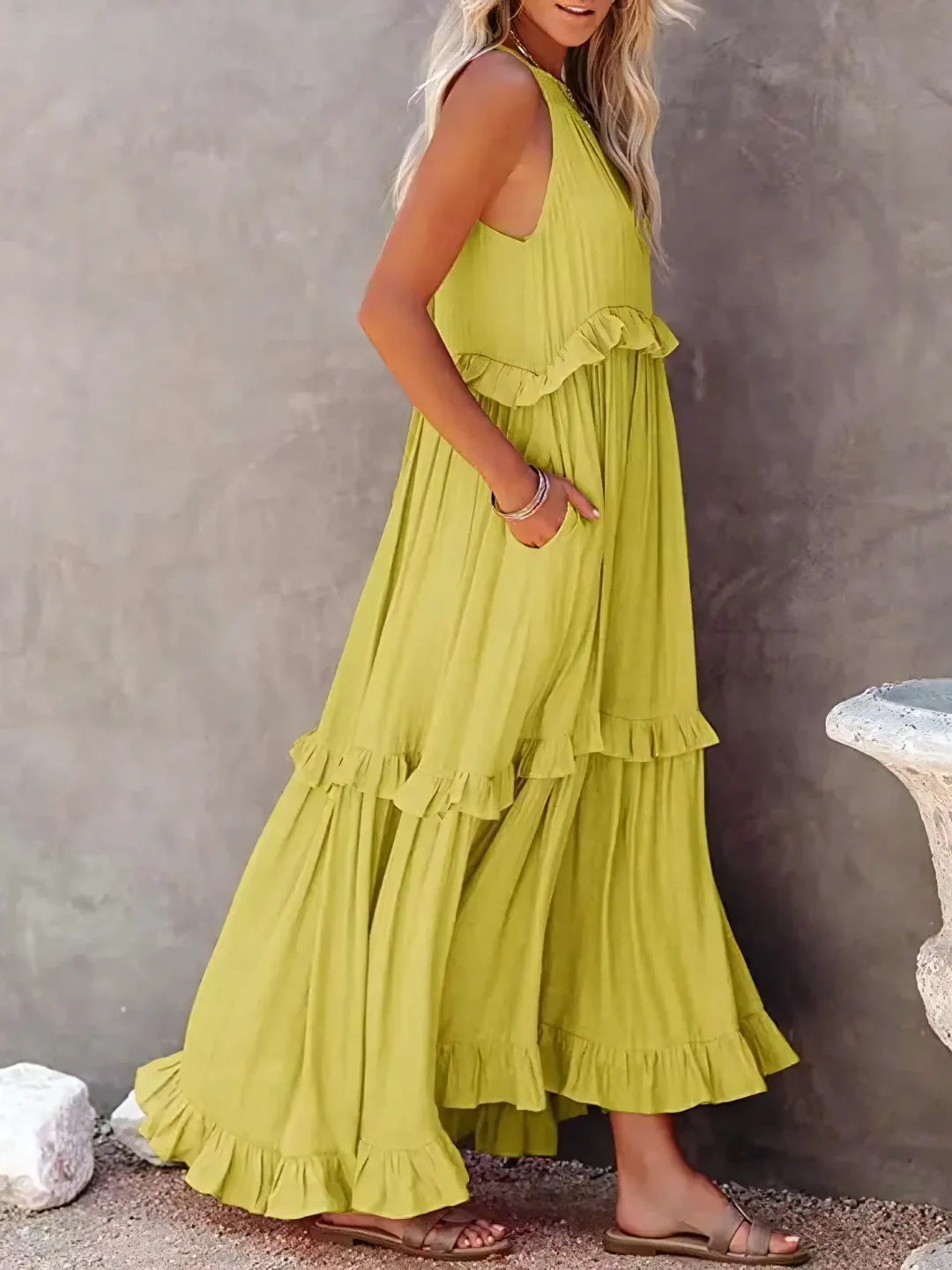 Elsie | Ruffle Maxi Summer Dress