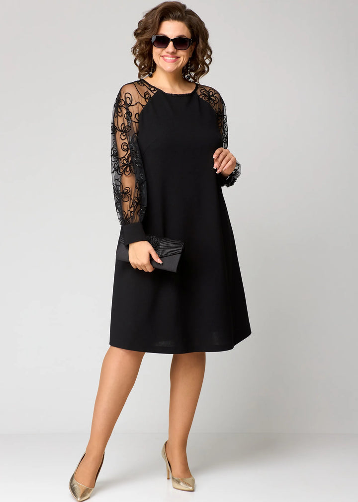 Edyth™ Elegante Abito in Pizzo