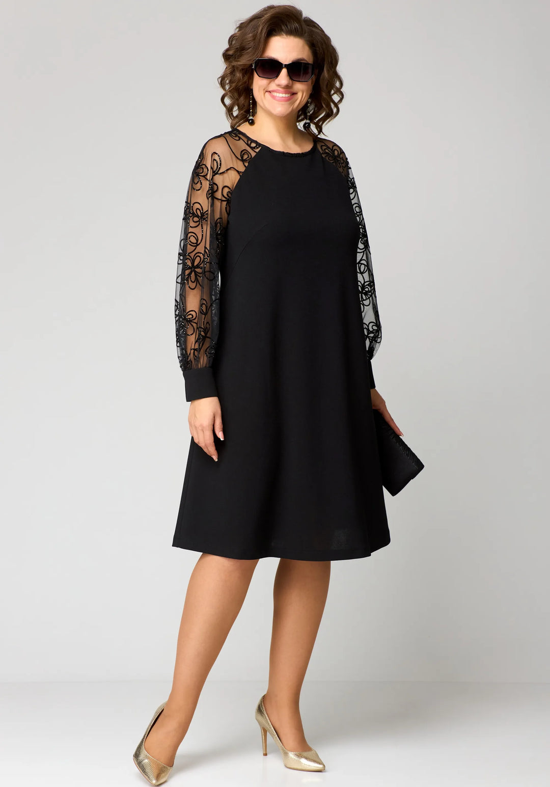 Edyth™ Elegante Abito in Pizzo