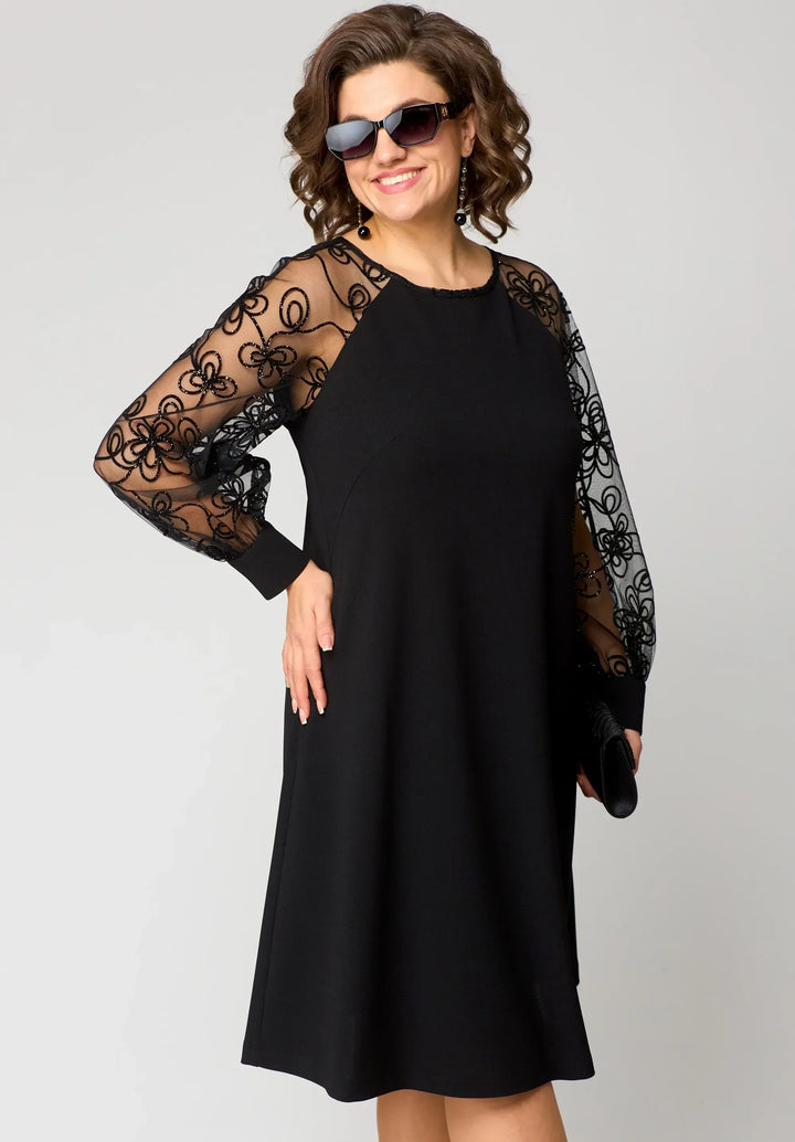 Edyth™ Elegante Abito in Pizzo