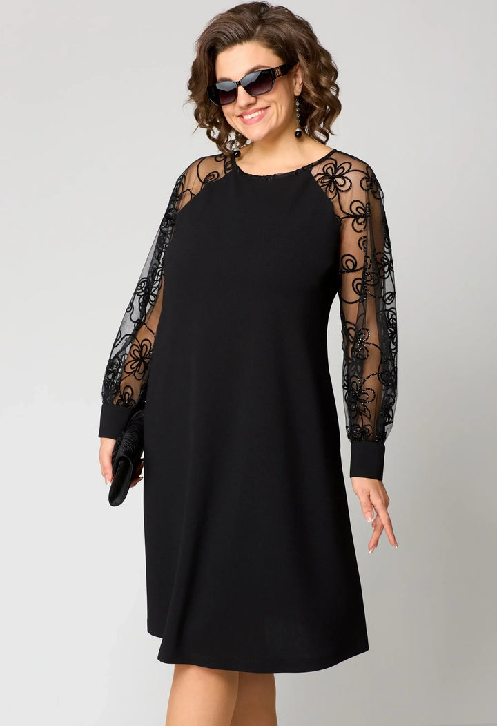 Edyth™ Elegante Abito in Pizzo