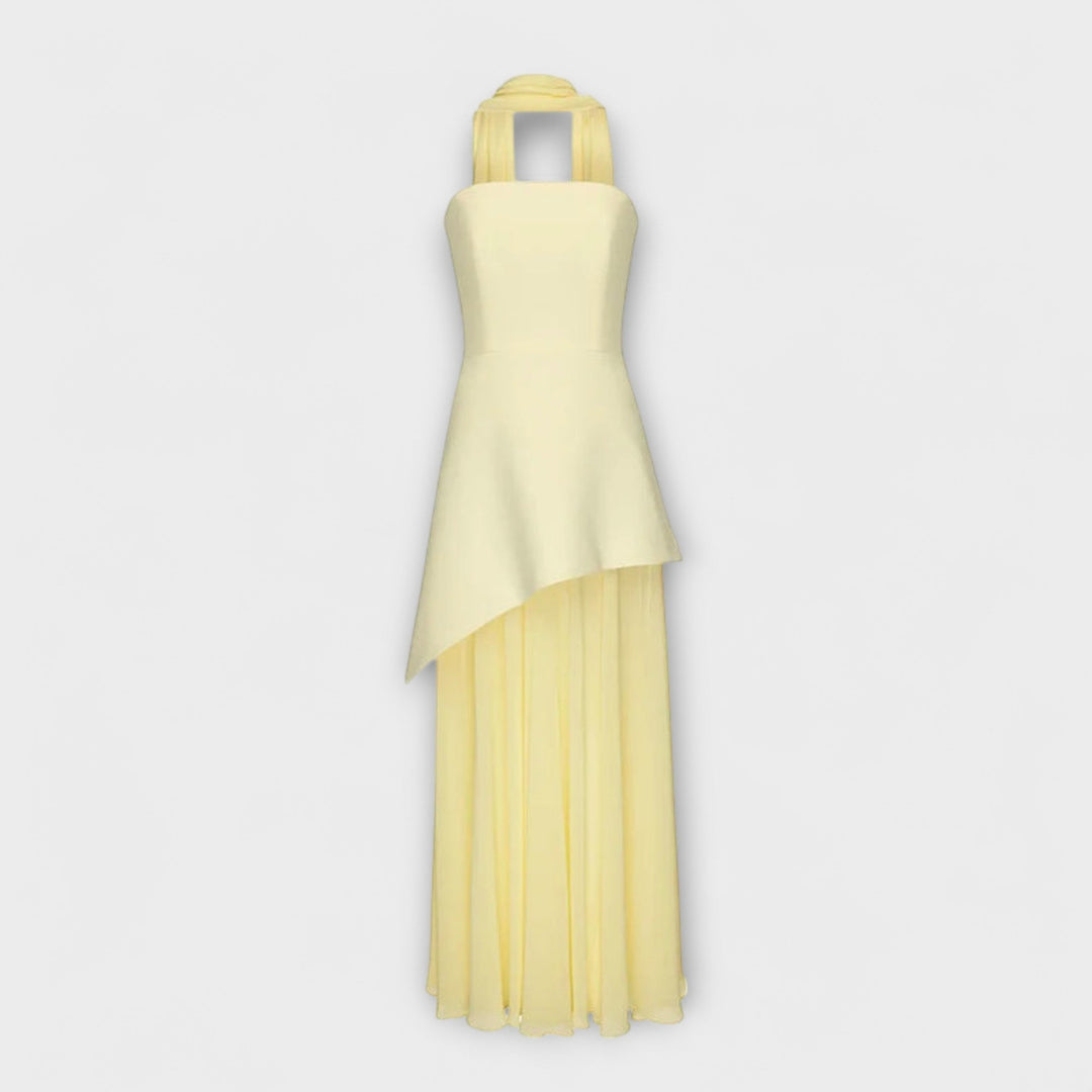 Goldie - Vestido maxi de gasa