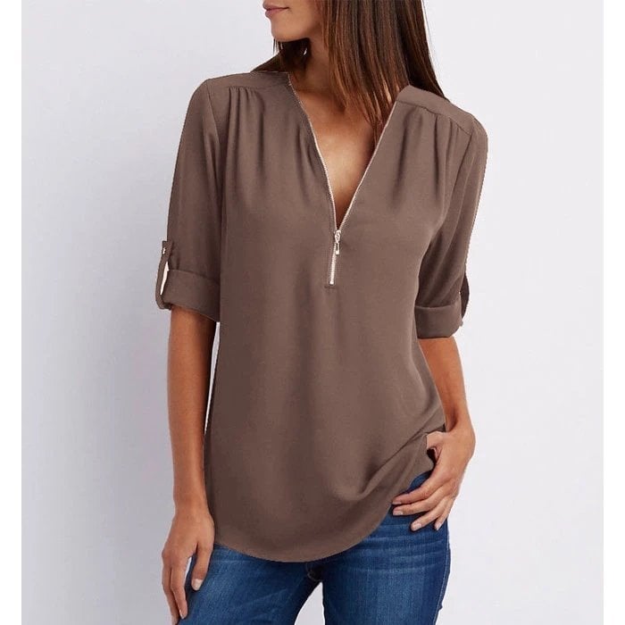 Gwen | Chic Lynlåsebluse