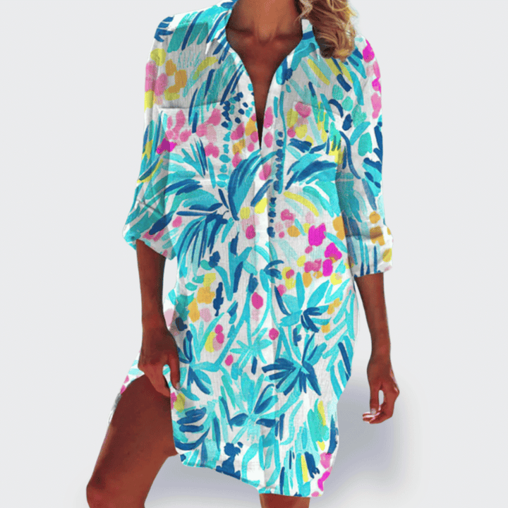 Brigitte | Buntes und leichtes Sommerkleid