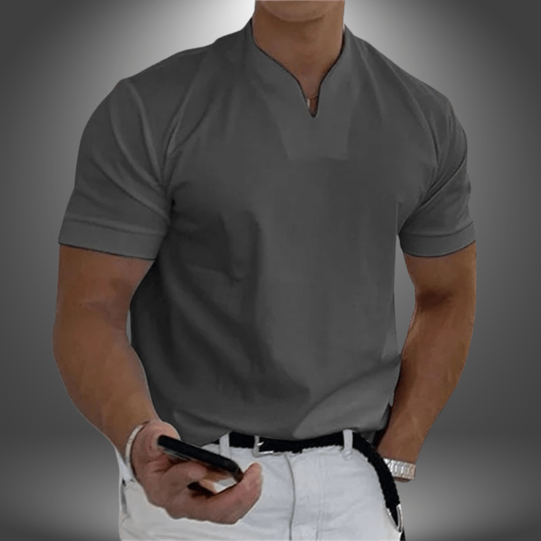 Dominic | T-Shirt à Col V pour Homme