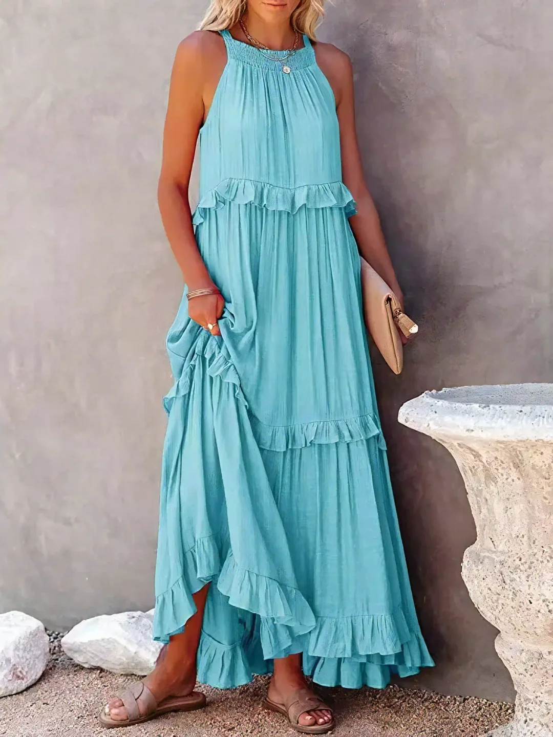 Elsie | Ruffle Maxi Summer Dress