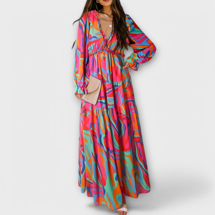Helen | Robe Longue Bohème Chic