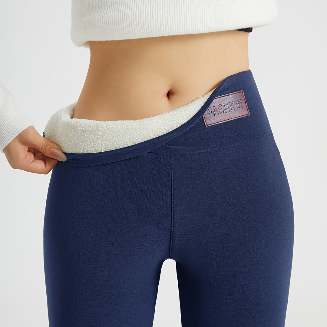 Clover | Soft Women’s High Waisted Leggings with Plush Brushed Lining