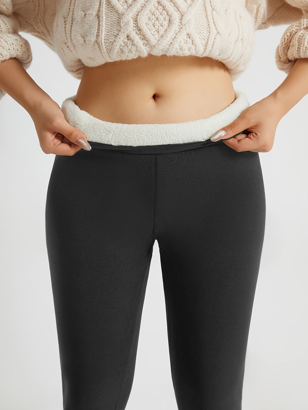 Clover | Soft Women’s High Waisted Leggings with Plush Brushed Lining