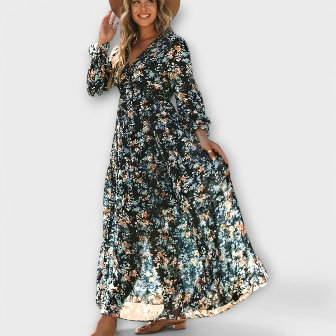 Helen | Robe Longue Bohème Chic