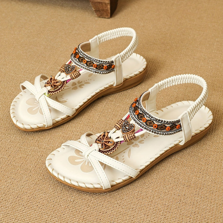 Nalu | Boho Flache Sandalen