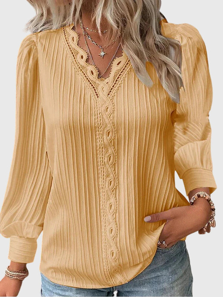 Andrea™ | Eleganter Pullover-Bluse
