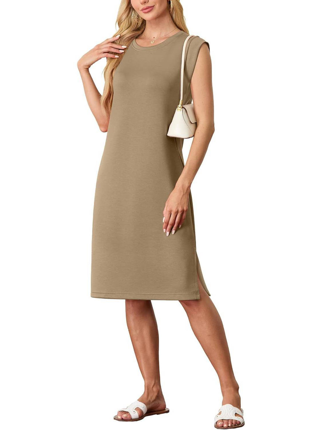 Debra | Vestido Midi Solto com Bolso