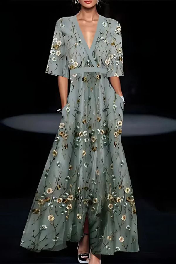 Isabella | Vestido floral de elegancia atemporal