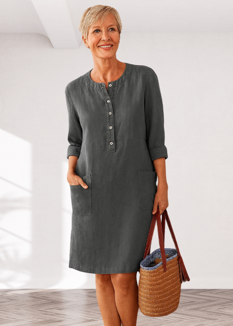 Waverly™ | Vestido Clássico para o Dia a Dia