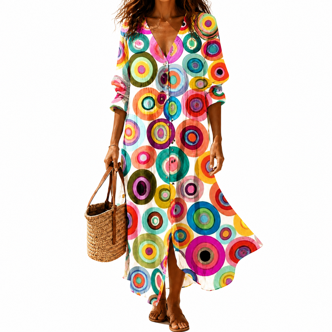 Paula | Elegant Boho-kjole