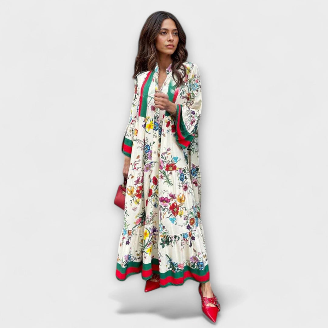 Oriana - Maxikleid mit Blumenmuster