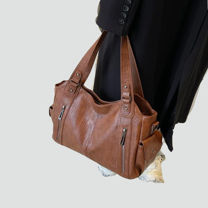 Celine | Polished Shoulder Bag with Spacious Interior and Leather-Look Finish