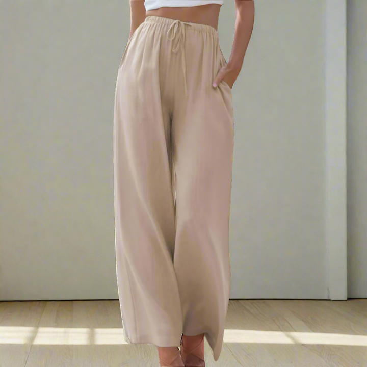 Zoe™ - Calça Elegante de Algodão