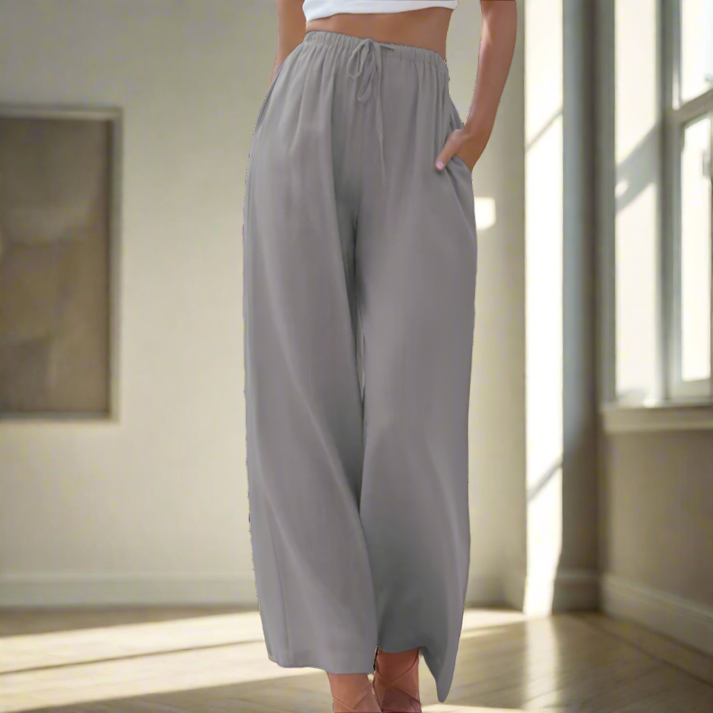 Zoe™ - Calça Elegante de Algodão