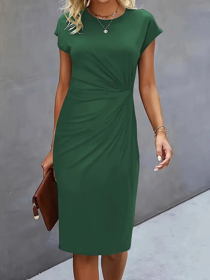 Adelina | Stilvolles Rundhalskleid