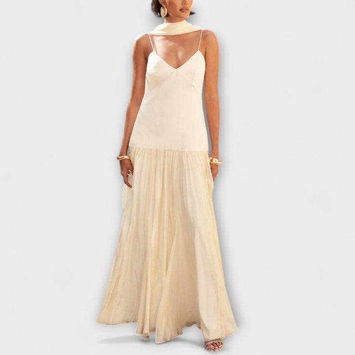 Solene - Vestido Maxi Longo Fía Flows