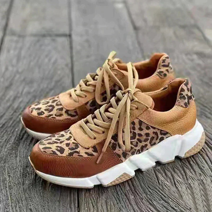 Alexa | Scarpe audaci basse con stampa animalier e soletta ammortizzata