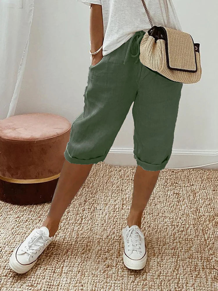 LUI™ – LETTE bomulds-linned shorts