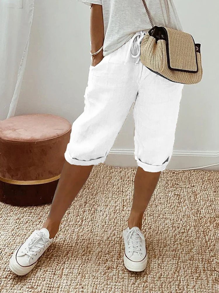 LUI™ – LETTE bomulds-linned shorts