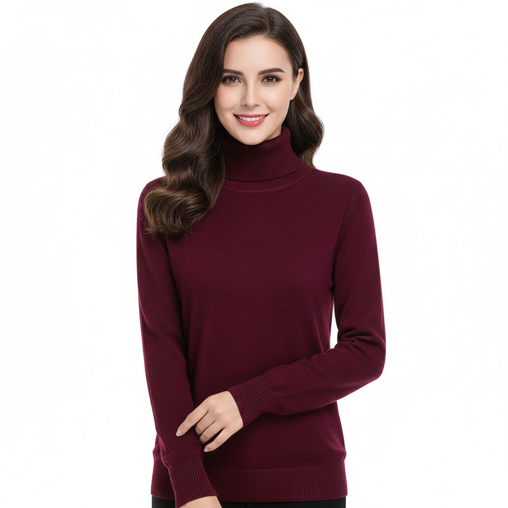Margaret | Dolcevita elegante in cashmere dal taglio sartoriale
