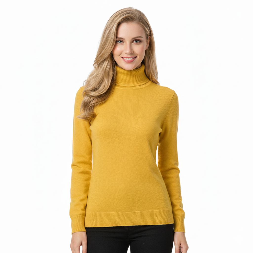 Margaret | Dolcevita elegante in cashmere dal taglio sartoriale